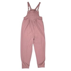 HALARA Pink/Mauve Tapered Leg Jumpsuit with Adjustable Straps